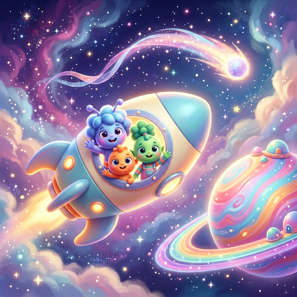 Space & Planets Explorer — illustration